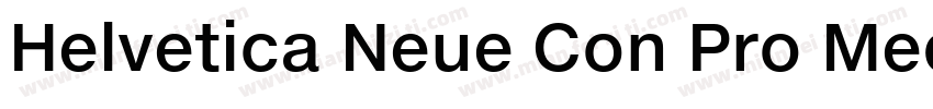 Helvetica Neue Con Pro Medium字体转换